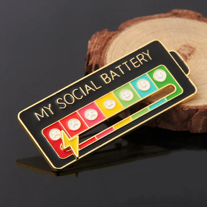 Social Battery pins