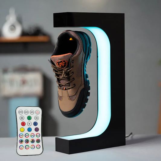Leviterende LED sko display